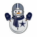 Cowboys Snowman Shape Cut Pennant