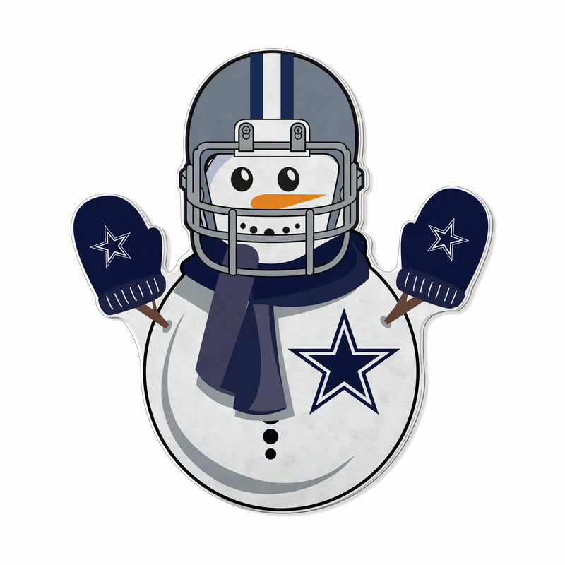Cowboys Snowman Shape Cut Pennant