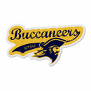 East Tennessee State Shape Cut Logo With Header Card - Distressed Design