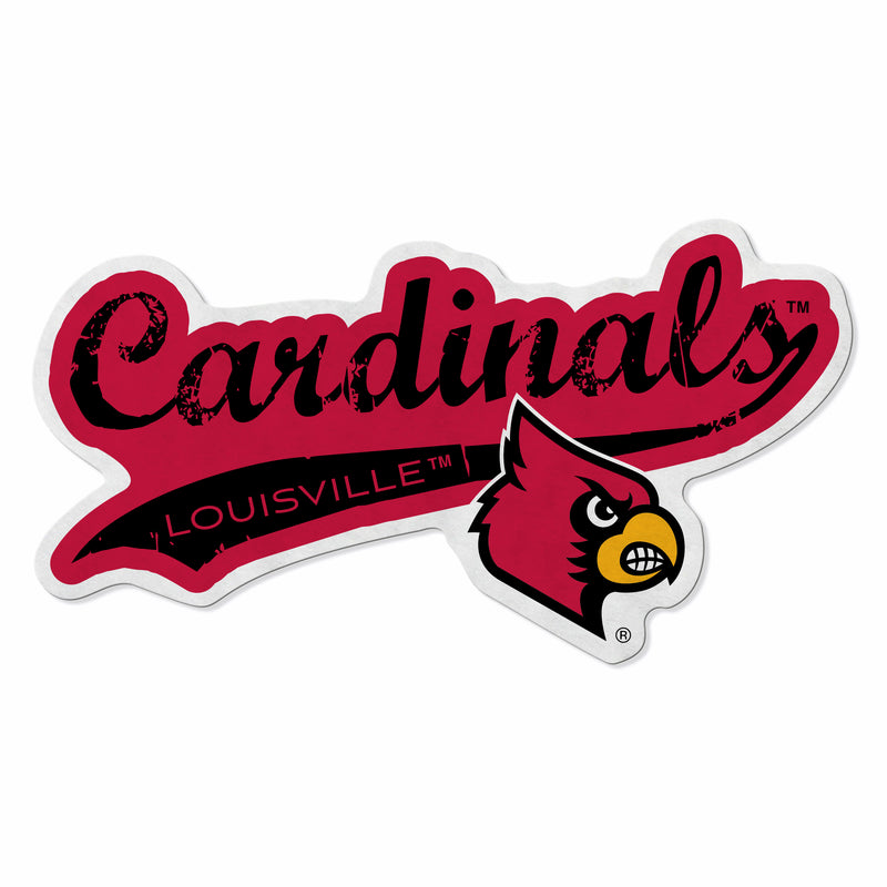 Louisville Shape Cut Logo With Header Card - Distressed Design