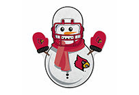 Louisville Snowman Shape Cut Pennant