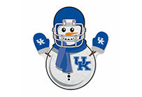 Kentucky University Snowman Shape Cut Pennant