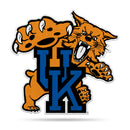 NCAA Kentucky Wildcats Classic Mascot Shape Cut Pennant - Home and Living Room Décor - Soft Felt EZ to Hang By Rico Industries