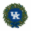 Kentucky University Holiday Wreath Shape Cut Pennant
