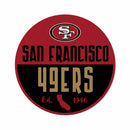49Ers Shape Cut Logo With Header Card - Classic Design
