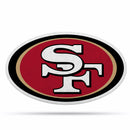 NFL San Francisco 49ers Classic Team Logo Shape Cut Pennant - Home and Living Room Décor - Soft Felt EZ to Hang By Rico Industries