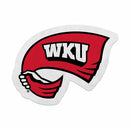 Western Kentucky Shape Cut Primary Logo Pennant With Header Card