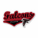 Falcons Shape Cut Logo With Header Card - Distressed Design