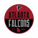 Falcons Shape Cut Logo With Header Card - Classic Design