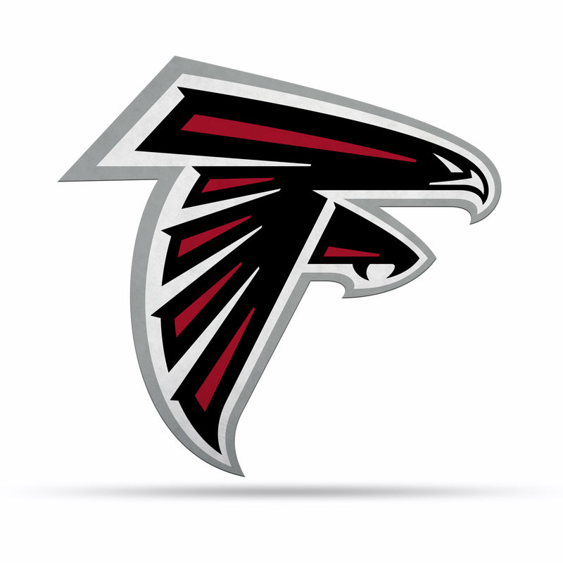 NFL Atlanta Falcons Classic Team Logo Shape Cut Pennant - Home and Living Room Décor - Soft Felt EZ to Hang By Rico Industries