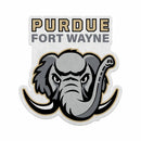 Purdue Fort Wayne Mastodons Logo Design Shape Cut Pennant