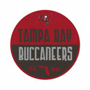 Buccaneers Shape Cut Logo With Header Card - Classic Design
