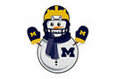 Michigan University Snowman Shape Cut Pennant