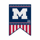 Michigan Wolverines America 250 Shape Cut Pennant