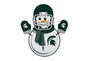 Michigan State Snowman Shape Cut Pennant
