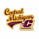 Central Michigan Shape Cut Pennant - Distressed Design