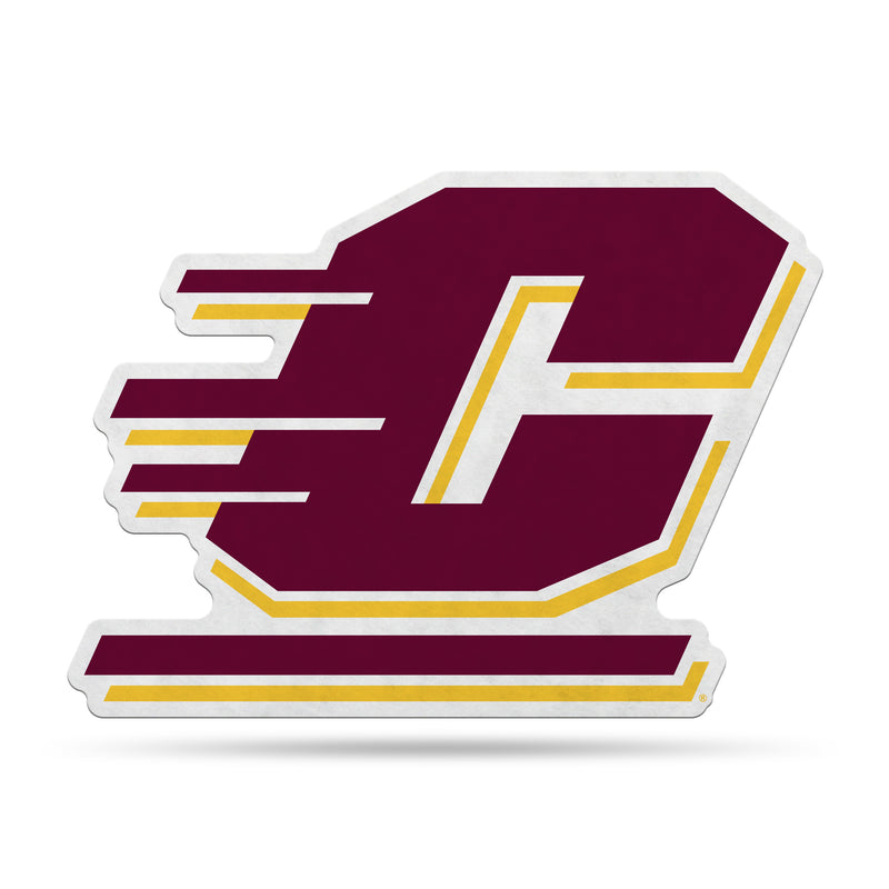 Central Michigan Primary Logo Shape Cut Pennant