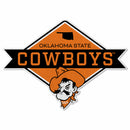 Oklahoma State Shape Cut Logo With Header Card - Diamond Design