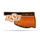 NCAA Oklahoma State Cowboys Classic State Shape Cut Pennant - Home and Living Room Décor - Soft Felt EZ to Hang By Rico Industries