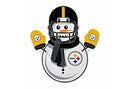 Steelers Snowman Shape Cut Pennant