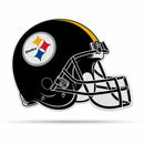 NFL Pittsburgh Steelers Classic Helmet Shape Cut Pennant - Home and Living Room Décor - Soft Felt EZ to Hang By Rico Industries