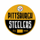 Steelers Shape Cut Logo With Header Card - Classic Design