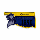 Central Oklahoma-U Of 18" State Shape Cut Pennant