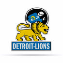 NFL Detroit Lions Retro Shape Cut Pennant - Home and Living Room Décor - Soft Felt EZ to Hang By Rico Industries