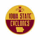 Iowa State University Shape Cut Logo With Header Card - Classic Design