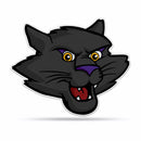 NCAA Northern Iowa Panthers Classic Mascot Shape Cut Pennant - Home and Living Room Décor - Soft Felt EZ to Hang By Rico Industries