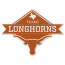 Texas University Shape Cut Logo With Header Card - Diamond Design