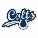 Colts Shape Cut Logo With Header Card - Distressed Design