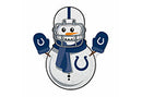 Colts Snowman Shape Cut Pennant