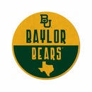 Baylor Shape Cut Logo With Header Card - Classic Design
