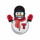 Texas Tech Red Raiders Snowman Design Shape Cut Felt Pennant
