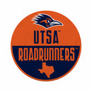 UTSA Roadrunners Circle Design Classic Shape Cut Felt Pennant