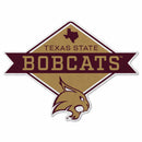 Texas State Shape Cut Logo With Header Card - Diamond Design
