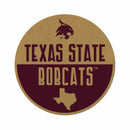 Texas State Shape Cut Logo With Header Card - Classic Design