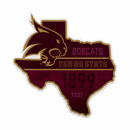 Texas State 18" State Shape Cut Pennant