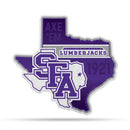 NCAA Stephen F. Austin Lumberjacks Classic State Shape Cut Pennant - Home and Living Room Décor - Soft Felt EZ to Hang By Rico Industries