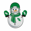North Texas Mean Green Shape Cut Pennant - Snowman