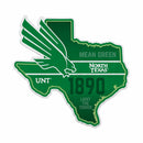 North Texas 18" State Shape Cut Pennant