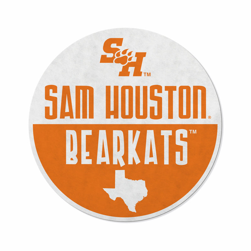 Sam Houston State Shape Cut Logo With Header Card - Classic Design