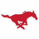Southern Methodist Shape Cut Primary Logo Pennant With Header Card