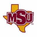 Midwestern State Mustangs Felt Shape Cut Pennant - Primary Logo