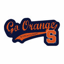 Syracuse University Shape Cut Logo With Header Card - Distressed Design