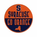 Syracuse University Shape Cut Logo With Header Card - Classic Design