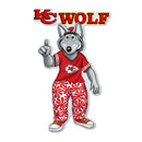NFL Kansas City Chiefs Classic Mascot Shape Cut Pennant - Home and Living Room Décor - Soft Felt EZ to Hang By Rico Industries
