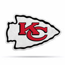 NFL Kansas City Chiefs Classic Team Logo Shape Cut Pennant - Home and Living Room Décor - Soft Felt EZ to Hang By Rico Industries