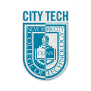 New York City College Of Technology Shape Cut Pennant - Primary Logo